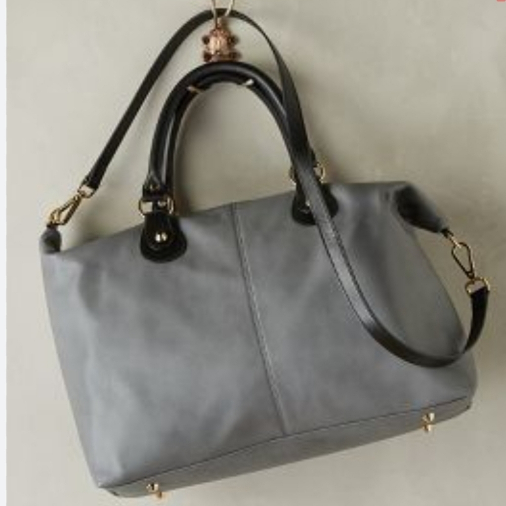 ANTHROPOLOGY Bahailiu Savina Leather Satchel